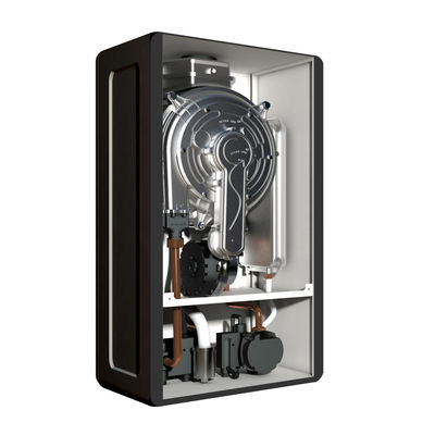 стена газа 20Kw повиснула боилер теплообменного аппарата 30kw Lpg Combi меди раковины черноты боилера